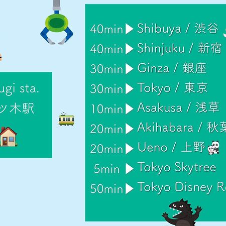 Апартаменти 四ツ木駅徒歩2分リノベーション済み家具家電無料wifi完備スカイツリー電車5分 Токіо Екстер'єр фото